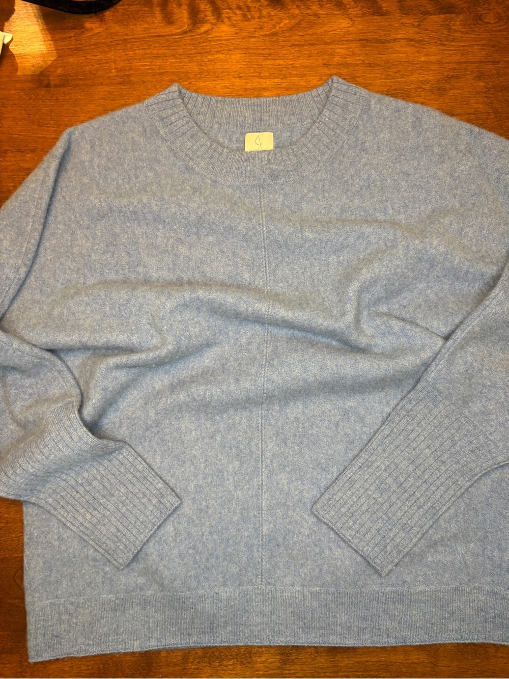 Joie Dusty Blue 100 % Crewneck Sweater